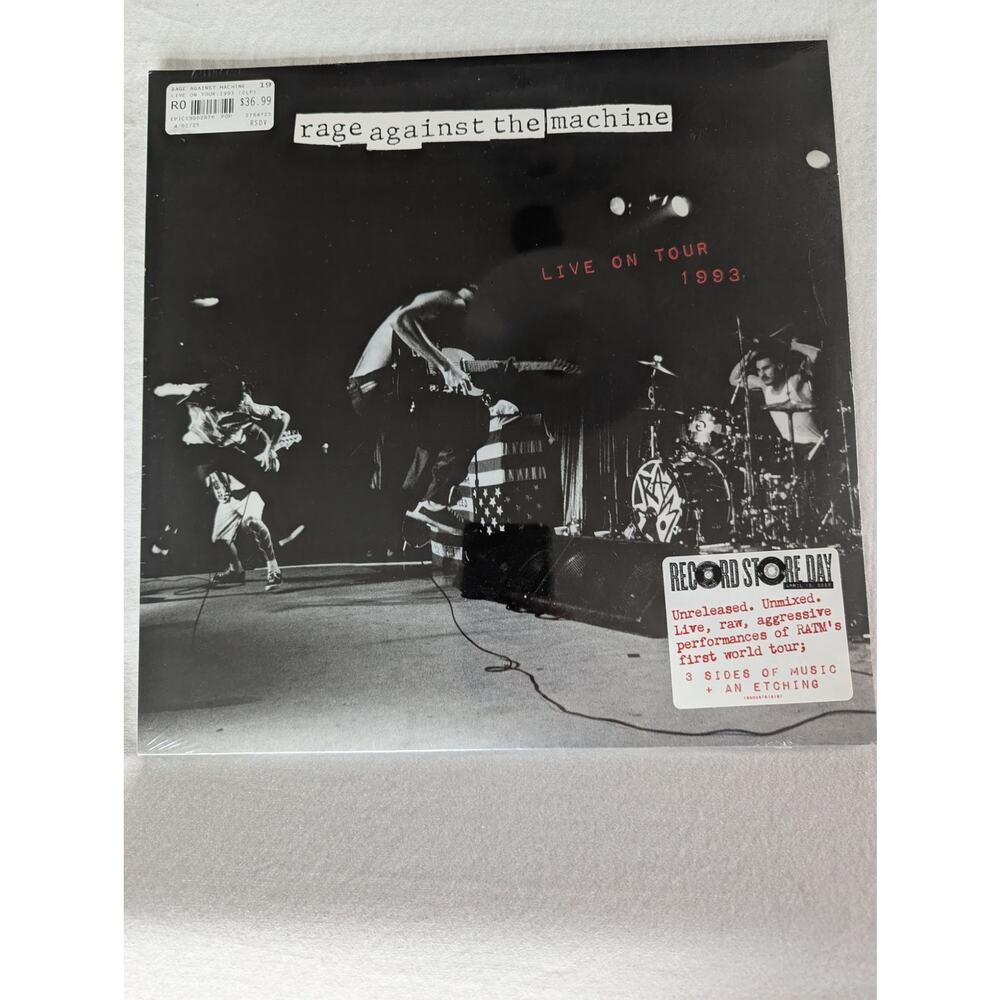 Rage Against The Machine Live On Tour 1993 RSD Vinyl